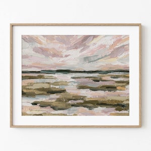 Marsh Tide ii --Fine Art Print, Stretched Canvas Print, Wall Decor, Coastal Painting, Wall Art, Landscape, Art Decor, Gift Idea, Beach Print