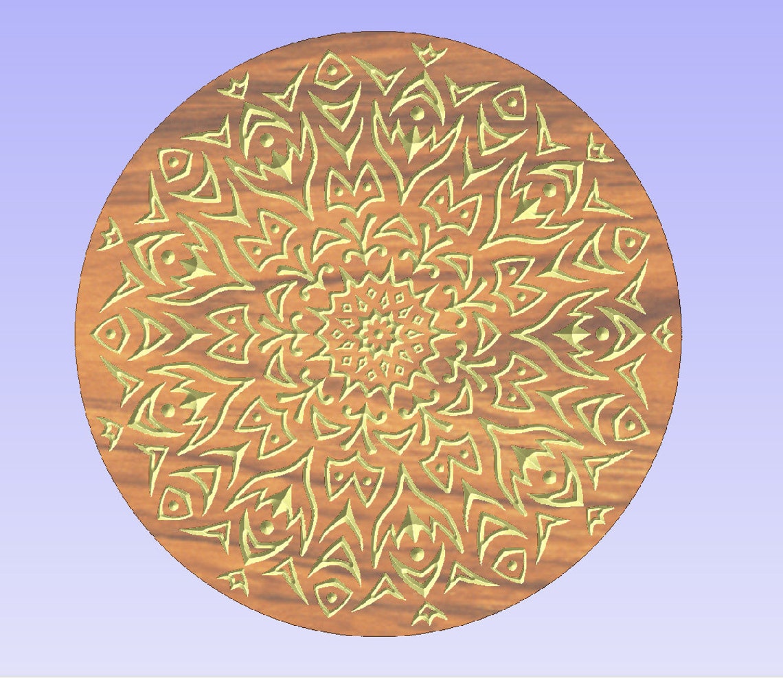 Digital Dxf Svg Eps File for Cutting, Carving, Geometric Pattern ...