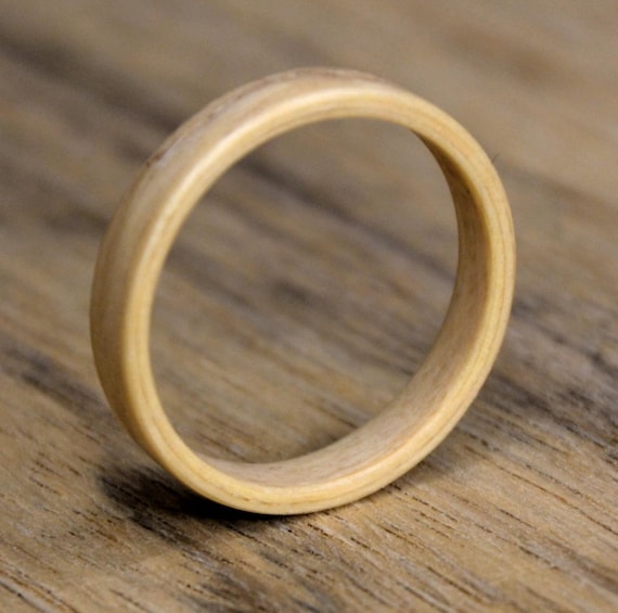 Bague en bois, Erable, anneau, bagues de fiançailles, bague pour - Main Image