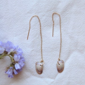 Seashell Threader Earrings