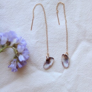 Seashell Threader Earrings