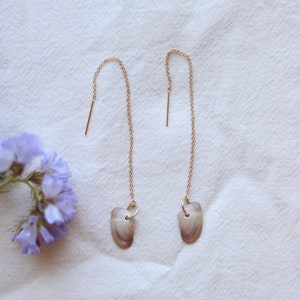 Seashell Threader Earrings