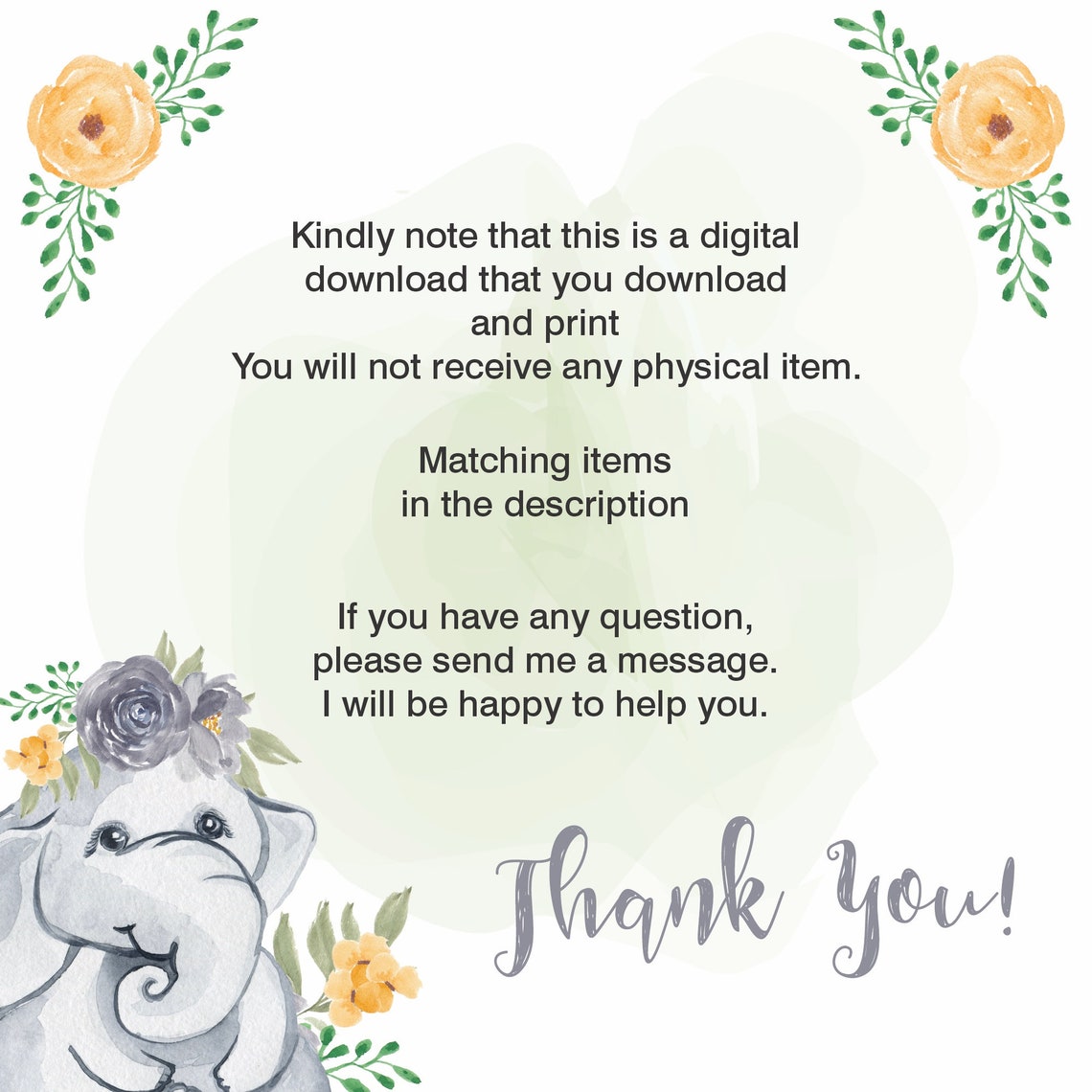 Baby Shower Thank You Card Diapers Raffle Card Books for Etsy