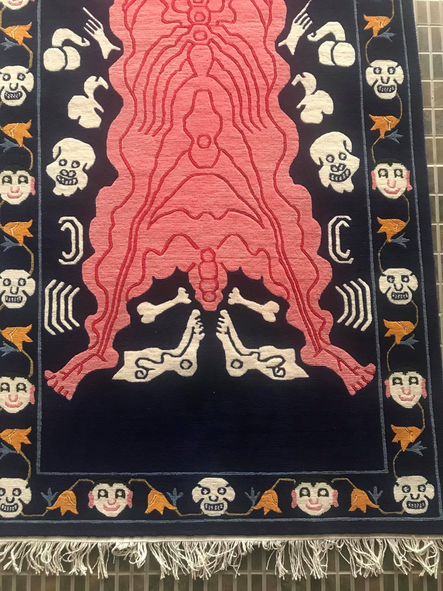 Tibetische tantrische Mann Teppich Teppich 3 X 6' | Etsy