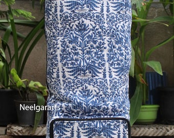 Yoga Mat Bag Quilted Cotton Floral Print, Extra Large Tote Bag