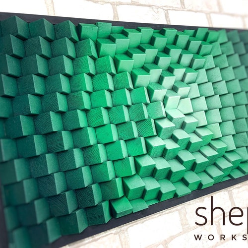 Sky Wood Wall Art Acoustic Panel Wood Sound Diffuser Etsy