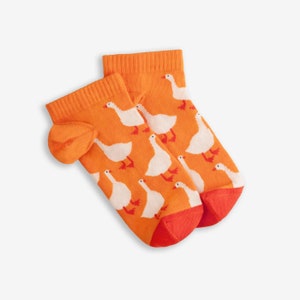 Geese Low Socks | Cute Colorful socks for men and women | Gift for him & her | Funny design