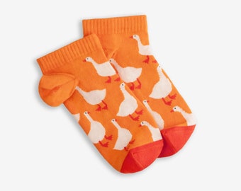 Geese Low Socks | Cute Colorful socks for men and women | Gift for him & her | Funny design
