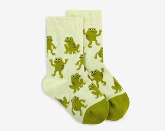 Marsh Frogs Kids Socks / Calcetines coloridos para niños / Regalo para niños / Apoya la resistencia ucraniana