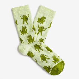 Marsh Frogs Socks | Colorful socks for men and women | Gift for him & her | Funny design | Man I Love Frogs