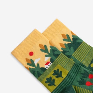 Cornfield Socks Colorful socks for men and women Gift for him & her Funny design zdjęcie 2