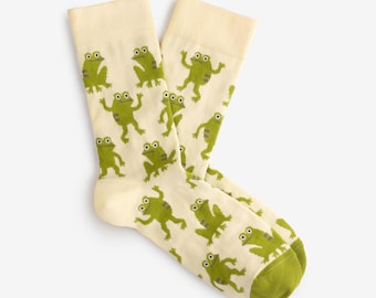 Marsh Frogs Socks | Colorful socks for men and women | Gift for him & her | Funny design | Man I Love Frogs