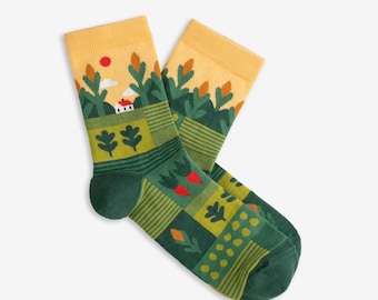 Cornfield Socks | Colorful socks for men and women | Gift for him & her | Funny design