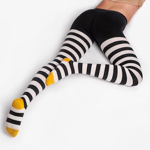 Women&#39;s Tights Stockholm | black and white tights | Soft and durable color tights gift for him & her