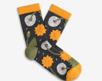 Dandelion Socks | Colorful socks for men and women | Gift for him & her | Funny design