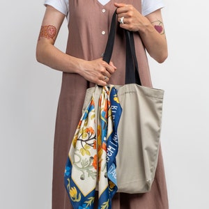 Ukrainian Mantra Silk Scarf, Women's Scarf, Fashion Scarf, Bandana, Headband, Bag Accessory, Gift Idea image 9