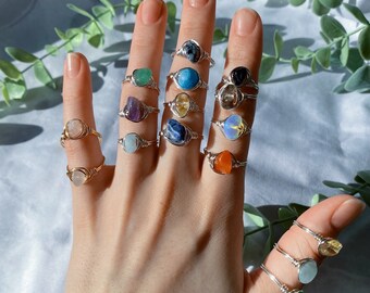 crystal rings for sale