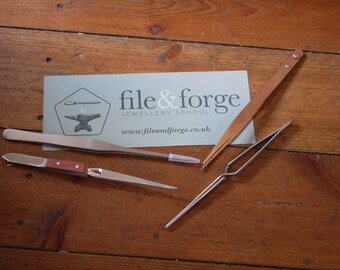 Soldering Tweezer Set-Supplied with Plastic Pouch