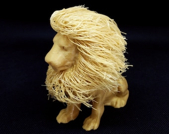 At passe kvælende Emigrere 3D Printed Hairy Lion - Etsy