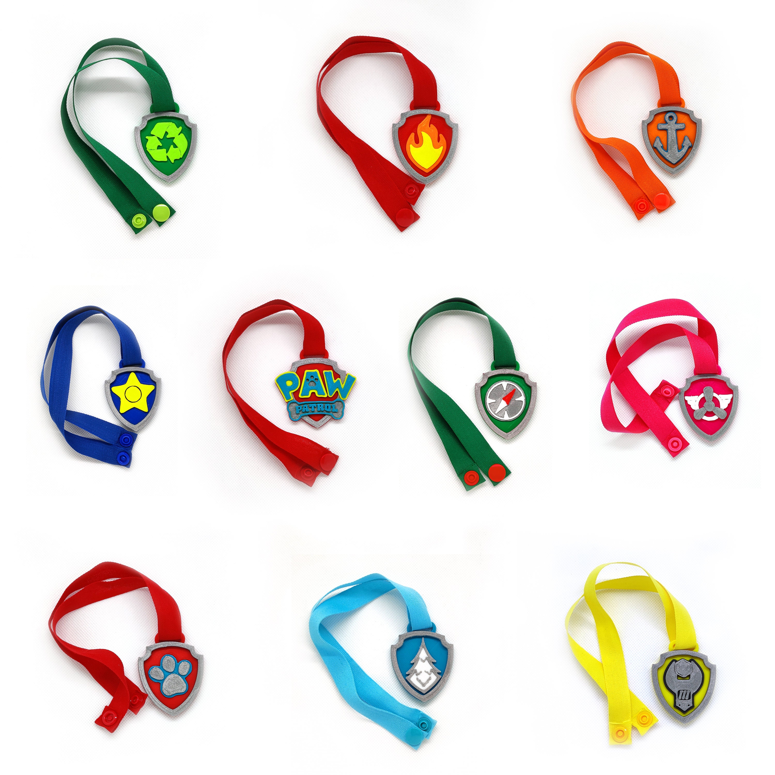 Paw Patrol Abzeichen Satz Von 10 | Etsy