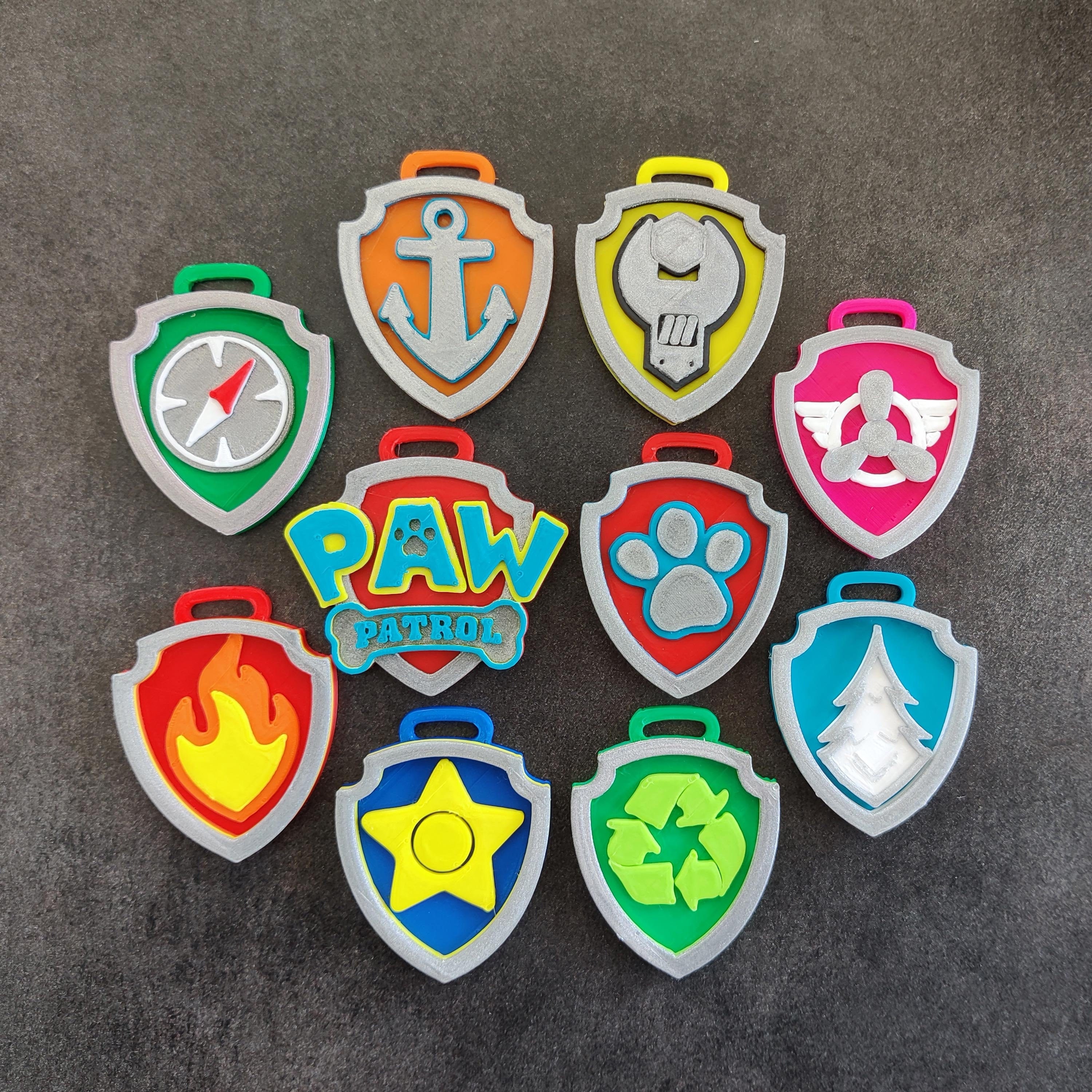 Helligdom Hør efter Gå tilbage Paw Patrol Badges Set of 10 | Etsy