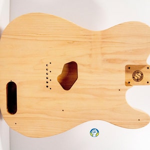 Alder Esquire Body 1949 Prototype II, Unfinished Custom Project Part, Luthier and Partcaster Builders Welcome! High Quality Guitars Parts