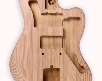 Jazz Master Pine Guitar Body '62 JM Replacement Part Guitar Project. 9% dried kiln wood. Amazing sound! Confirmed by customer reviews