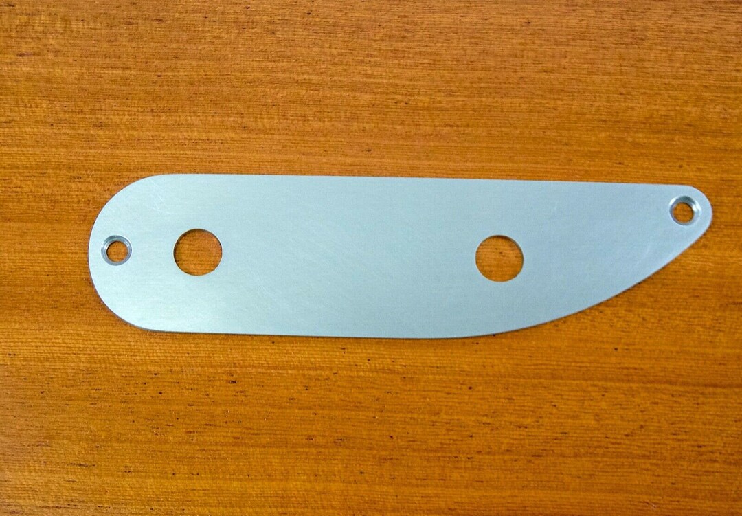 Stainless Steel Control Plate Early Fender 1949 Esquire One Etsy