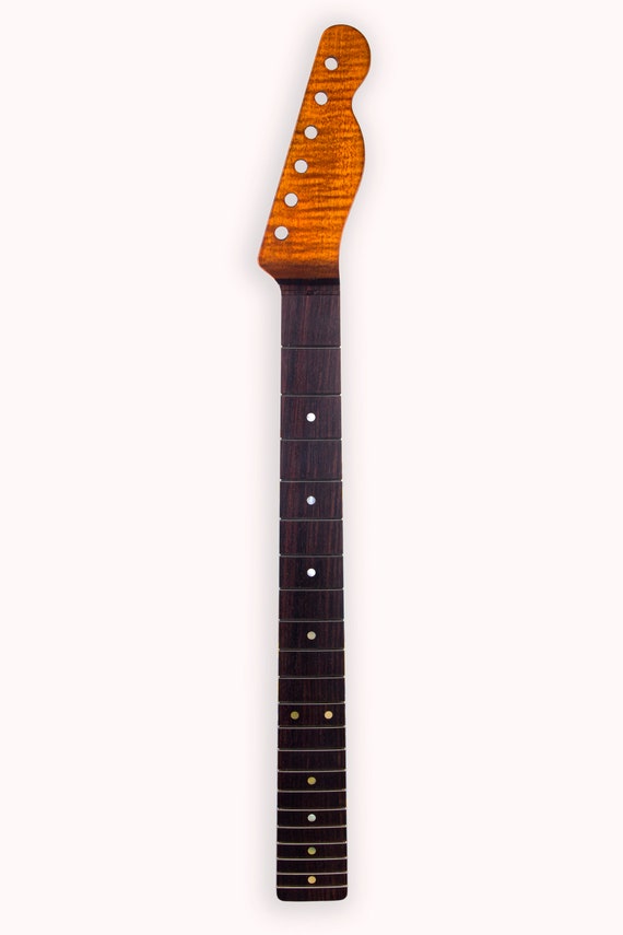 Flamed Maple Tele Neck Premium Class Flamed Rock Maple Rosewood