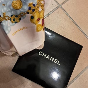 Chanel pure silk scarf