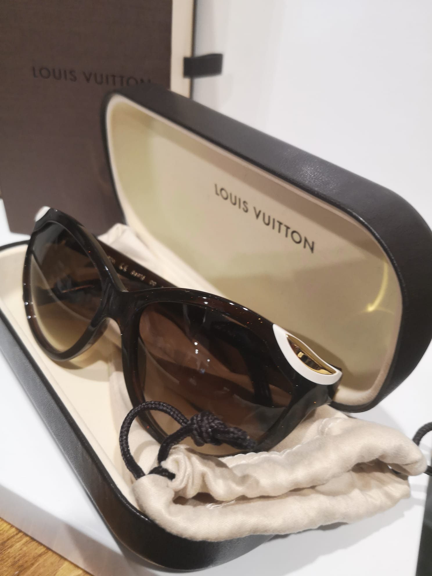 Louis Vuitton Cat Eye Sunglasses Brown For Women