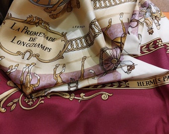 Hermes silk scarf