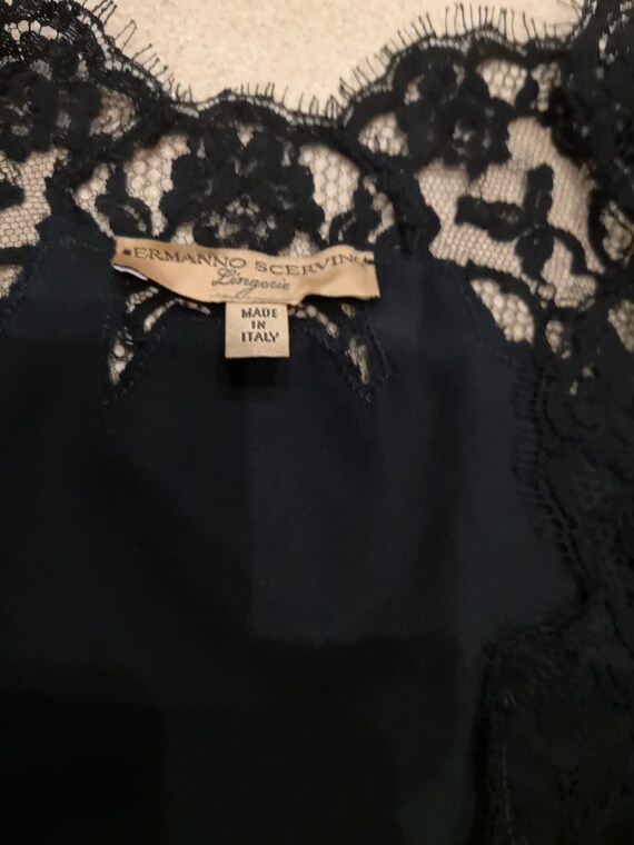 Ermanno Scervino silk lingerie top