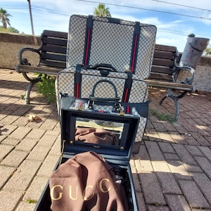Gucci 80&#39;s luggage set