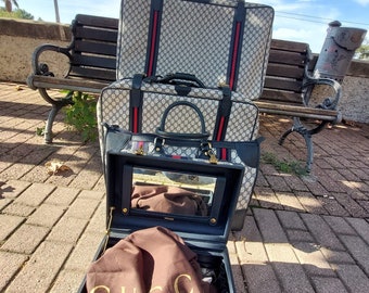 Gucci 80&#39;s luggage set