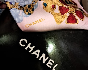 Chanel silk scarf