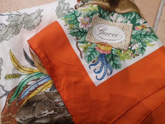 Gucci scarf "Safari"