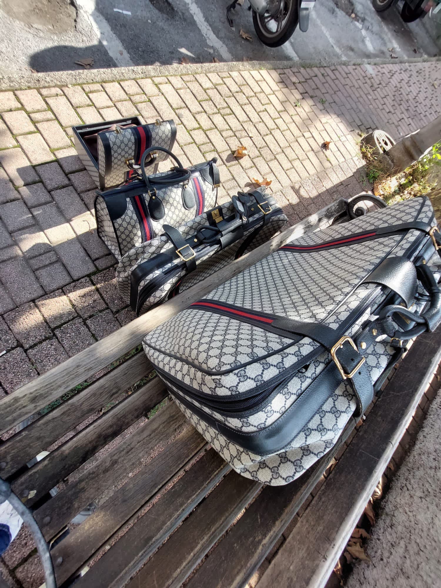 Gucci 80's Luggage Set - Etsy