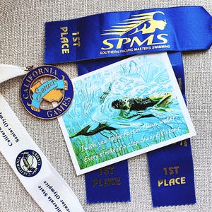 Postal motivacional de natación, regalo inspirador para nadadores, tarjeta de motivación deportiva, impresión de motivación deportiva, postal para nadadores