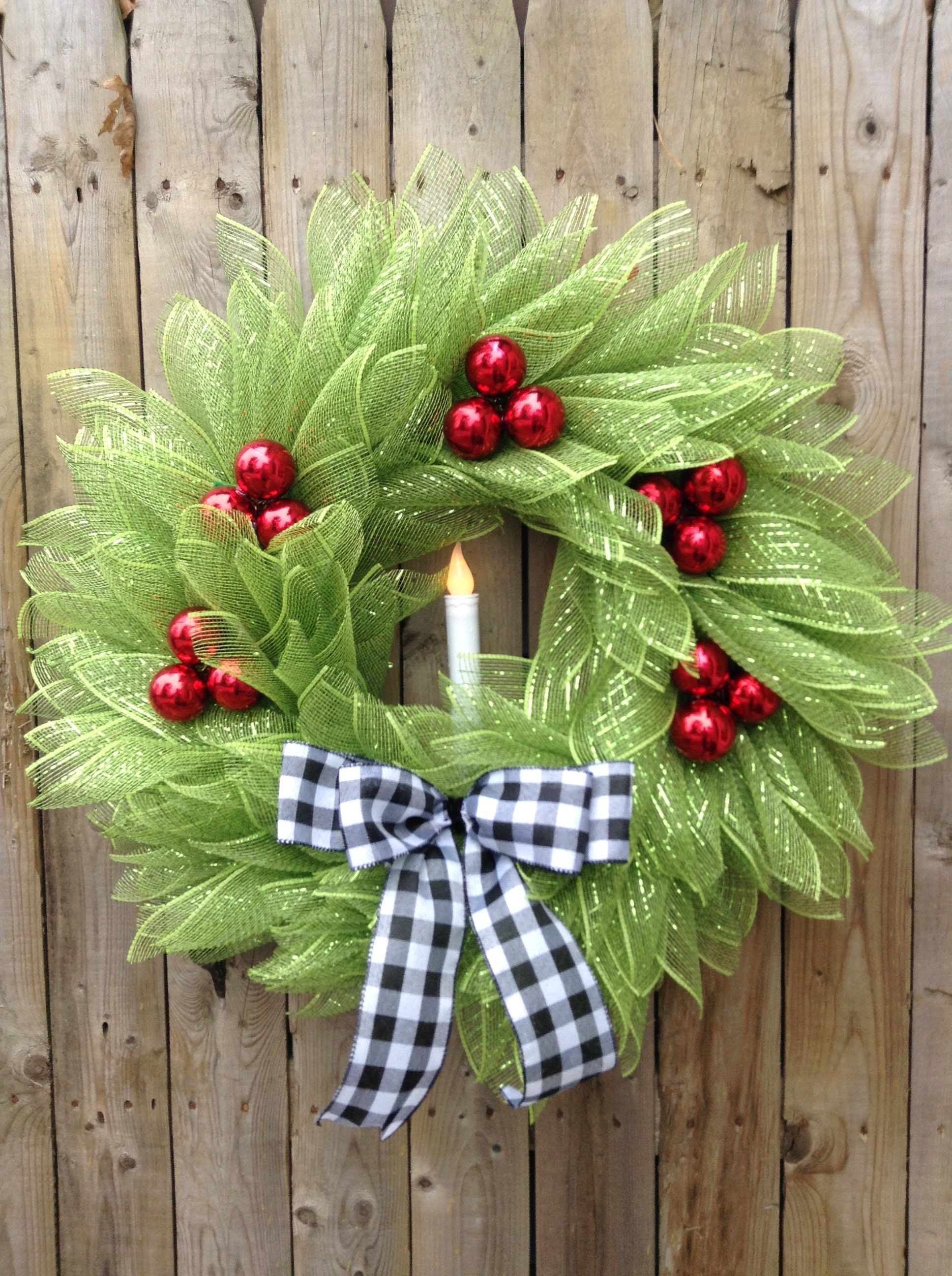 Traditional Wreath Christmas Wreath Front Door Wreath Etsy