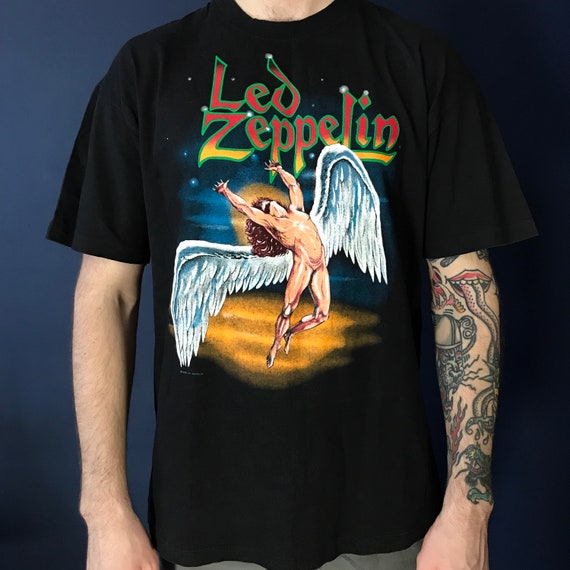 Vintage Led Zeppelin 1990 swan song shirt