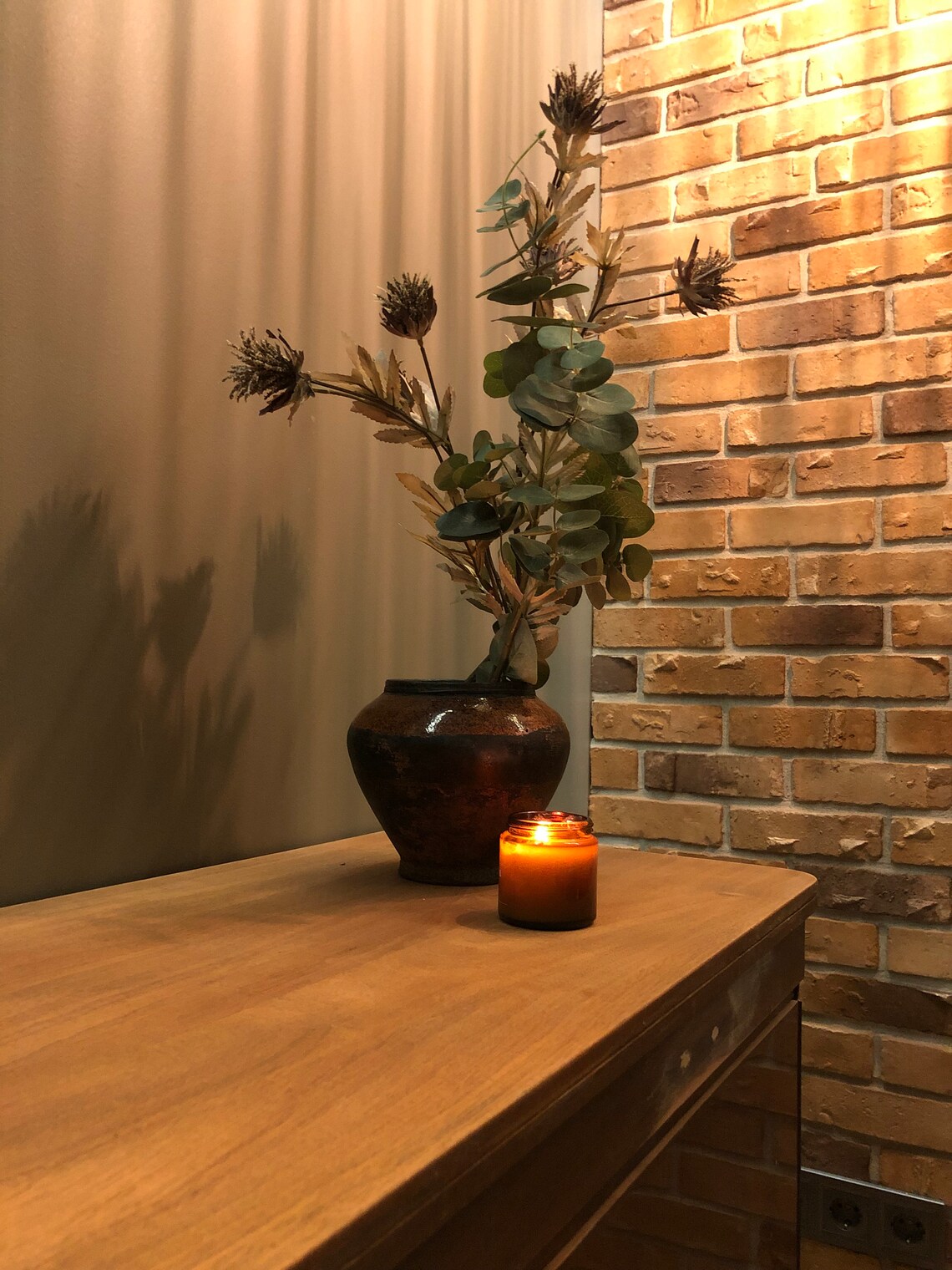 Vintage Black Clay Pot Rustic Vase Pottery Old Clay Vessel Etsy