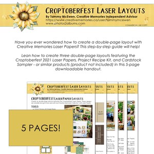 Commercial Use - Croptoberfest 2021 Laser Paper Class Handout
