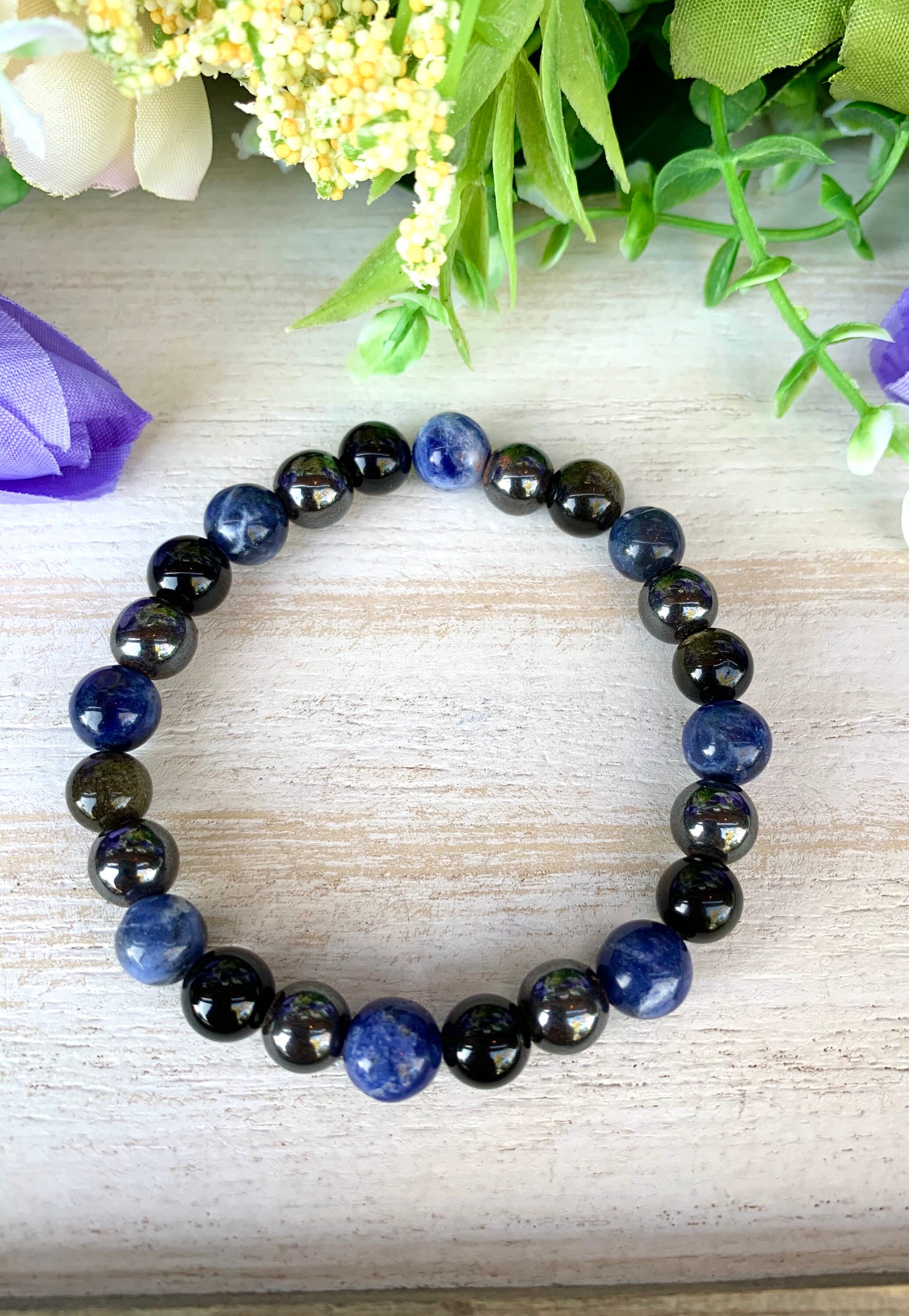 Healing. Sodalite Hematite Obsidian Healing Etsy