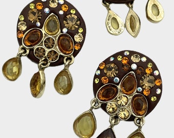 Upcycled Vintage Jewelry on 18mm 20mm Dangle Jazz SnapsTM for Snap Button Jewelry