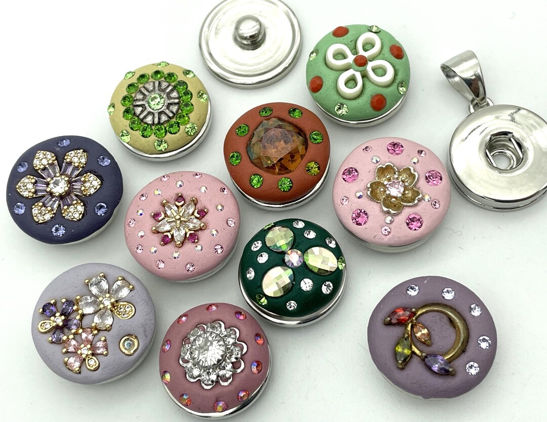 Colorful Collection 18mm 20mm Jazz Snapstm for Snap Button Jewelry - Etsy