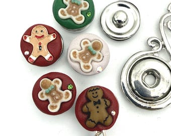 12mm Gingerbread Petite Mini Jazz SnapsTM for Snap Button Jewelry