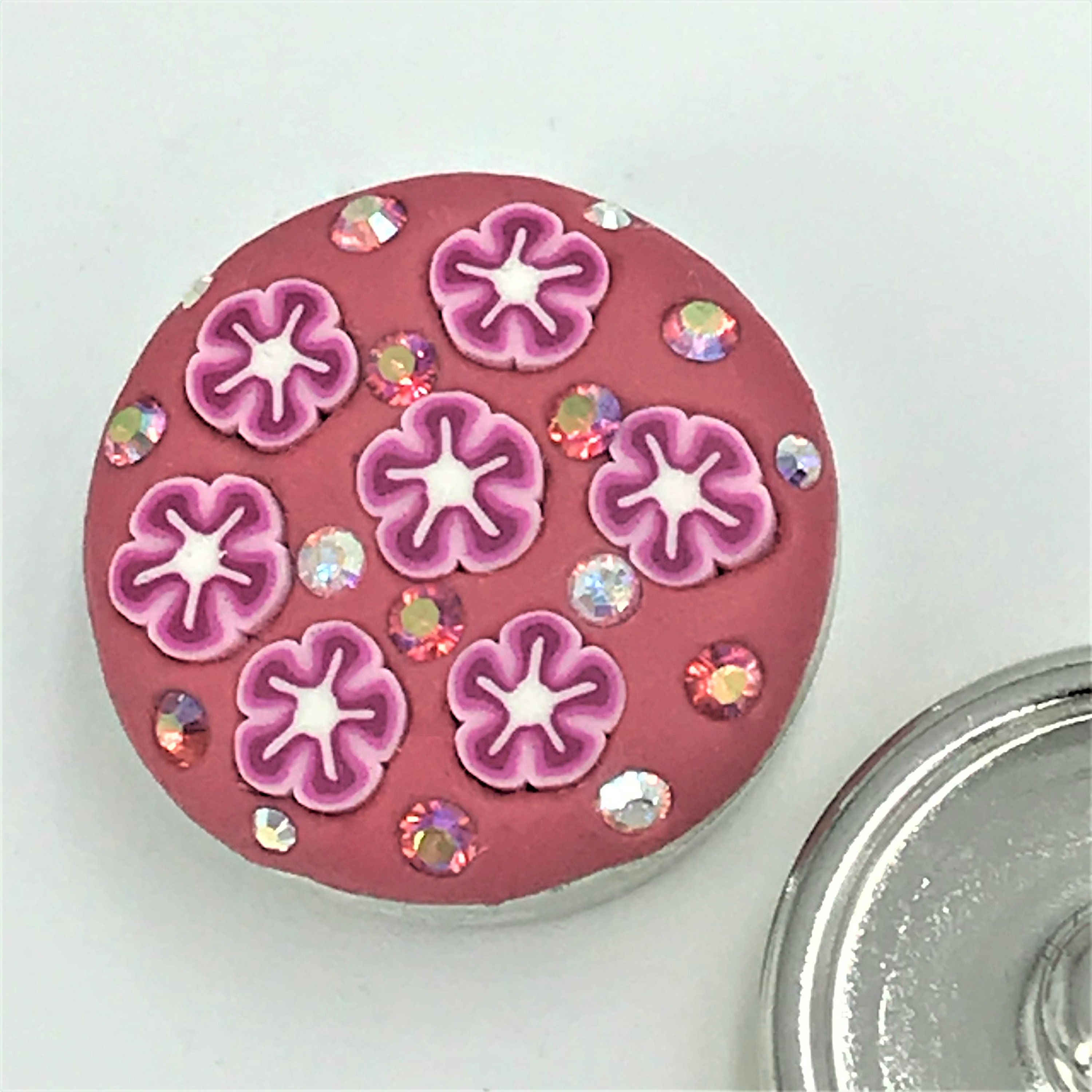 Colorful Flower Clay 18mm Jazz Snaps for Snap Button Jewelry - Etsy