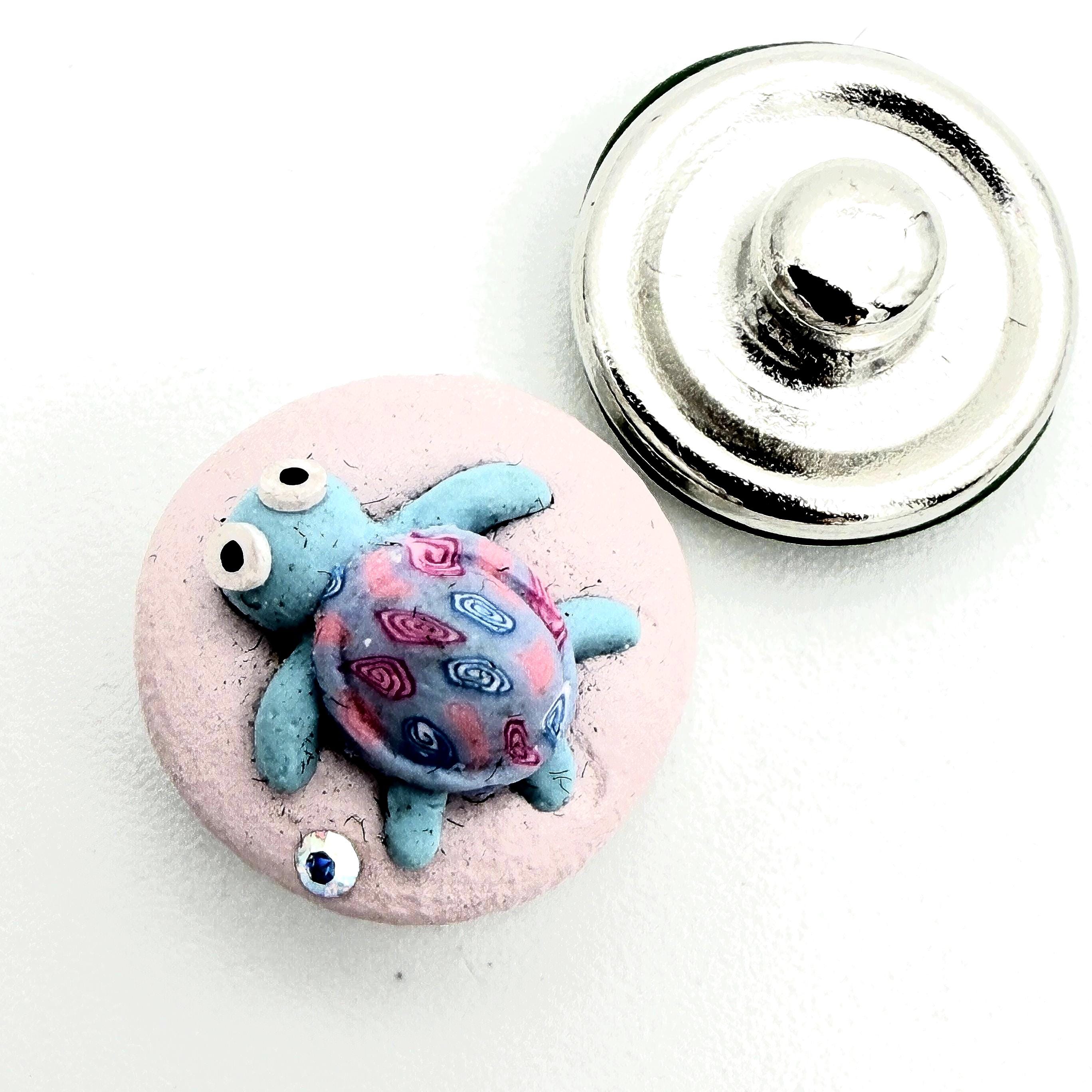 Turtle, Sea Turtle 12mm Jazz Snaps Mini Petite for Snap Button Jewelry ...