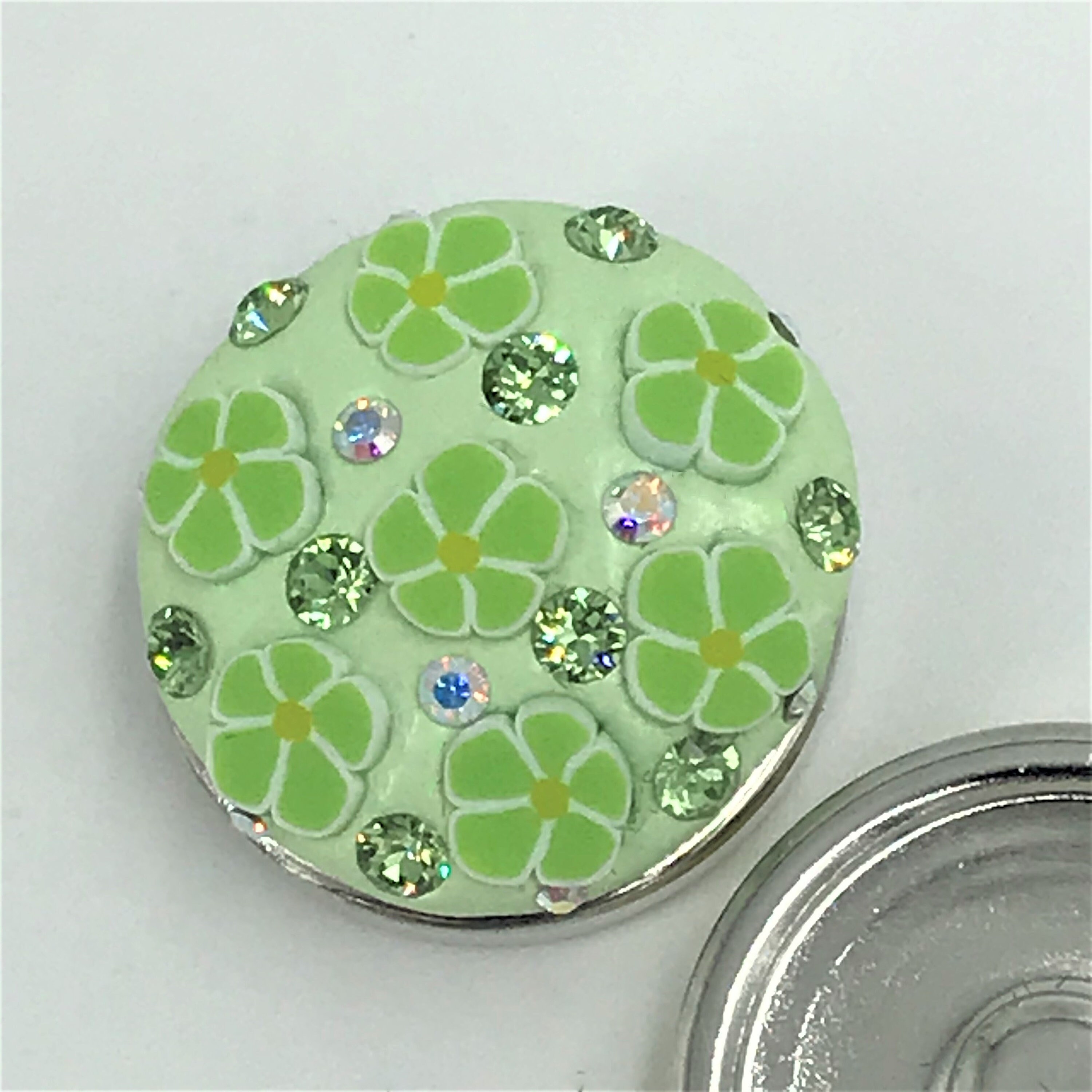 Colorful Flower Clay 18mm Jazz Snaps for Snap Button Jewelry - Etsy